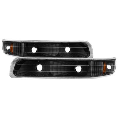 Spyder Auto - xTune Auto 5064271 Front Bumper Lights Black/Clear