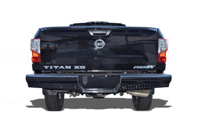 Steelcraft - Steelcraft HD24080 Black Rear HD Bumper for 16-19 Nissan Titan XD
