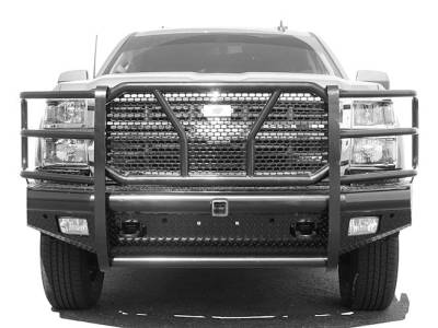 Steelcraft - Steelcraft HD10420R Black Front HD Bumper for 14-19 Silverado 1500 & 1500LD