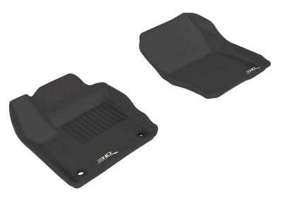 3D MAXpider - MAXpider L1FR02911509 Kagu Floor Mat Front Black Ford Focus