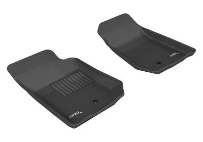 3D MAXpider - MAXpider L1JP00311509 Kagu Floor Mat Front Black for Jeep Wrangler Unlimited