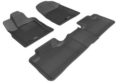 3D MAXpider - MAXpider L1JP00401509 Kagu Floor Mat Front Rear Black for Jeep Grand Cherokee