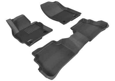3D MAXpider - MAXpider L1MZ03801509 Kagu Floor Mat Front Rear Black Mazda CX5