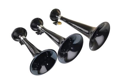 Kleinn Automotive Accessories - Kleinn Automotive 230 The Beast Black Triple Train Horn