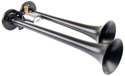 Kleinn Automotive Accessories - Kleinn Automotive 102-1 Black Compact Dual Horn