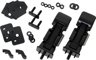 Kentrol - Kentrol 50571 Powdercoat Black Hood Catch Pair for 07-18 Jeep Wrangler JK