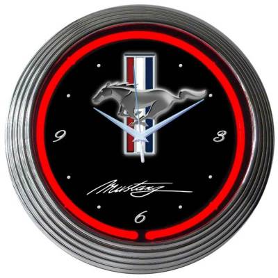 Neonetics - Neonetics 8MUSTANG Ford Mustang Neon Clock