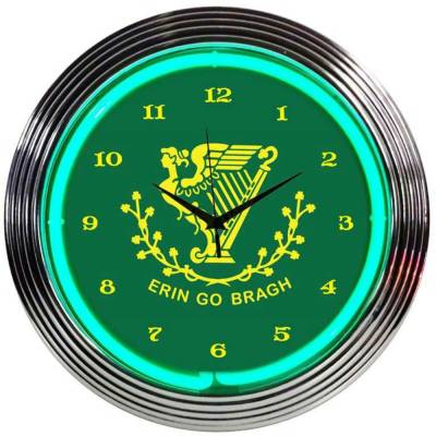 Neonetics - Neonetics 8IRISH Irish Erin Go Bragh Neon Clock