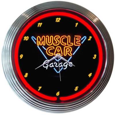 Neonetics - Neonetics 8MSCLE Muscle Car Garage Neon Clock