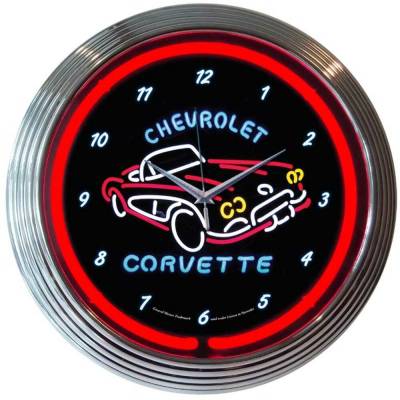 Neonetics - Neonetics 8CORV1 Corvette C1 Neon Clock