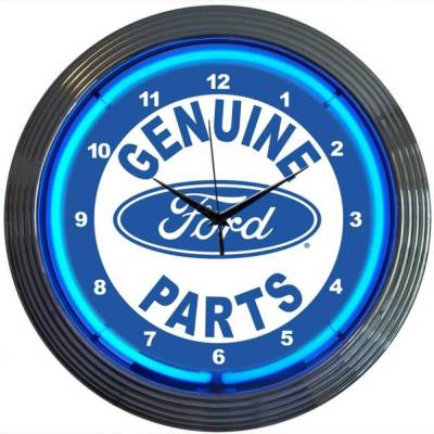 Neonetics - Neonetics 8FRDGP Ford Genuine Parts Neon Clock