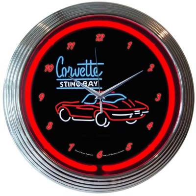 Neonetics - Neonetics 8CORV2 Corvette Sr Neon Clock