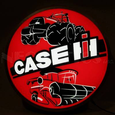 Neonetics - Neonetics 7CASE1 International Harvester Tractors 15" Backlit Led Lighted Sign