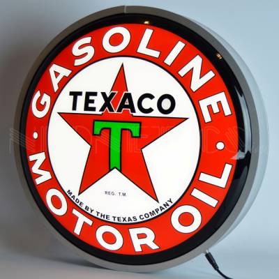 Neonetics - Neonetics Texaco Motor Oil 15" Backlit Led Lighted Sign 7TXOIL
