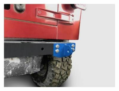 Steinjager - Steinjager Rear Bumper D-Ring Mounts-Playboy Blue for Wrangler TJ J0049117