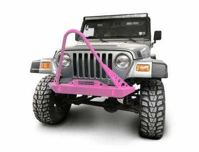Steinjager - Steinjager Front Off Road Bumper w/Stinger-Pinky for Wrangler TJ J0049292