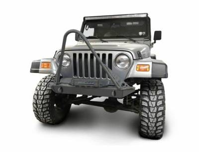 Steinjager - Steinjager Front Off Road Bumper w/Stinger-Bare for Wrangler TJ J0049284