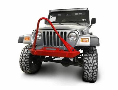Steinjager - Steinjager Front Off Road Bumper w/Stinger Red Baron for Wrangler TJ J0049287