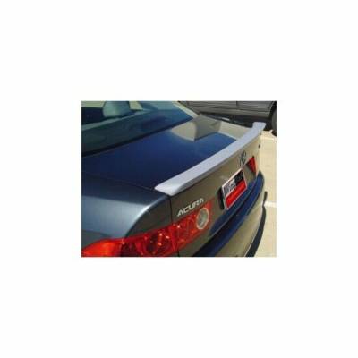 WingTech - WingTech Custom Style Lip Mount Rear Spoiler Un-Lighted WT-14072