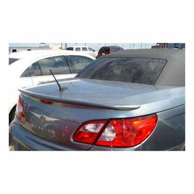 WingTech - WingTech Custom Style Lip Mount Rear Spoiler Un-Lighted WT-14106