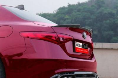 WingTech - WingTech Custom Style Lip Mount Rear Spoiler Un-Lighted WT-14305