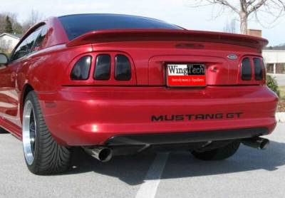WingTech - WingTech Custom Style Flush Mount Rear Spoiler Un-Lighted WT-14234