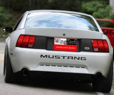 WingTech - WingTech Custom Style Flush Mount Rear Spoiler Un-Lighted WT-14185