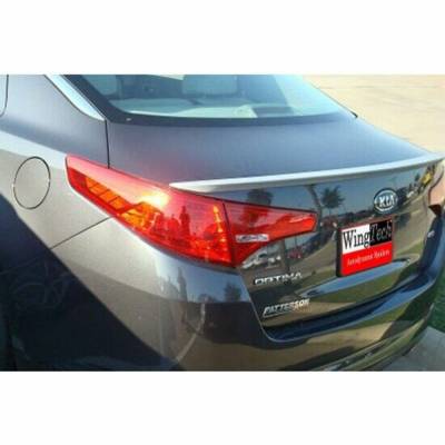 WingTech - WingTech Custom Style Lip Mount Rear Spoiler Un-Lighted ABS-283