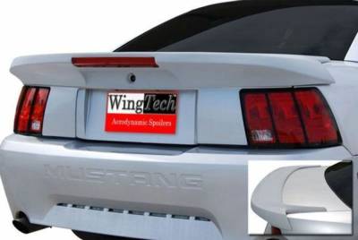 WingTech - WingTech Custom Style Flush Mount Rear Spoiler Lighted WT-14186