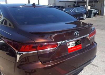 WingTech - WingTech Custom Style Lip Mount Rear Spoiler Un-Lighted WT-14302