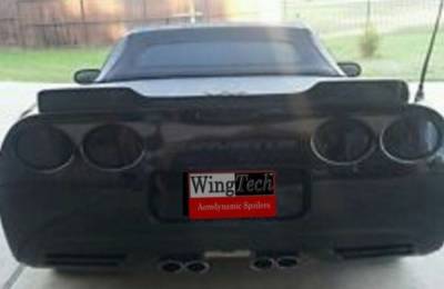 WingTech - WingTech Custom Style Flush Mount Rear Spoiler Un-Lighted WT-14235