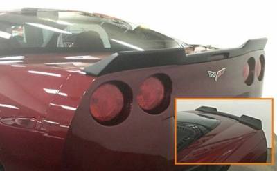 WingTech - WingTech Custom Style Flush Mount Rear Spoiler Un-Lighted WT-14225