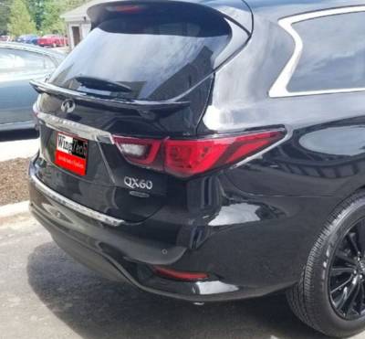 WingTech - WingTech Custom Style Mid Mount Rear Spoiler Un-Lighted WT-14303