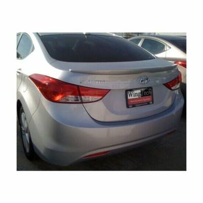 WingTech - WingTech Custom Style Lip Mount Rear Spoiler Un-Lighted WT-14050