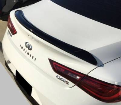 WingTech - WingTech Custom Style Lip Mount Rear Spoiler Un-Lighted WT-14281