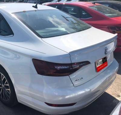 WingTech - WingTech Custom Style Lip Mount Rear Spoiler Un-Lighted WT-14304