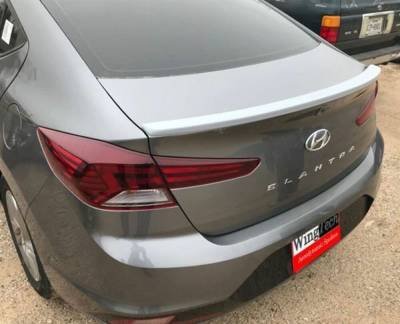 WingTech - WingTech Custom Style Lip Mount Rear Spoiler Un-Lighted WT-14320