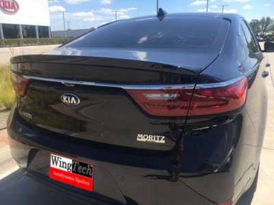 WingTech - WingTech Custom Style Lip Mount Rear Spoiler Un-Lighted WT-14296