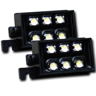 Anzo USA - Anzo USA LED Bed Rail Light Pods White Pair 531049