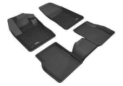 3D MAXpider - 3D MAXpider L1JP01601509 KAGU Floor Mat for 17-25 Jeep Compass