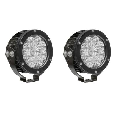 Westin - Westin 09-12007B-PR Axis Powder Coated Black LED Auxiliary Round Light