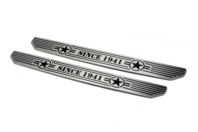 DV8 Offroad - DV8 D-JL-180014-STR2 Front Door Sill Plates for 18+ Jeep Gladiator/Wrangler JL