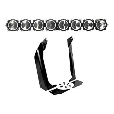 KC Hilites - KC HiLiTES 91337 Pro6 Gravity LED 50" 8-Light Combo System for Jeep Wrangler TJ