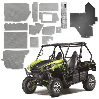Design Engineering - Design Engineering 901057 14-24 Kawasaki Teryx SXS Heat Shield Kit