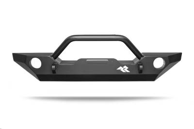 Rugged Ridge - Rugged Ridge 11543.01 ROCK RAGE FRONT BUMPERBLACKJEEP