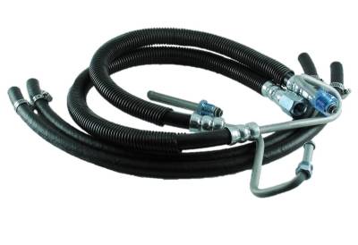 Borgeson - Borgeson 925117 Power Steering Hose Kit for 97-02 Ram 2500/3500
