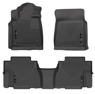 Husky Liners - Husky Liners 95131 Weatherbeater Front & 2nd Seat Floor Liners Footwell Coverage