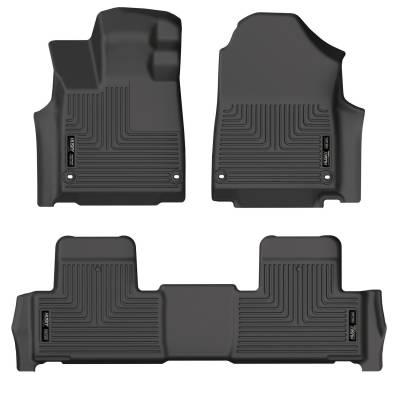 Husky Liners - Husky Liners 95181 Front & 2nd Row Floor Liners for 2022-2025 Acura MDX