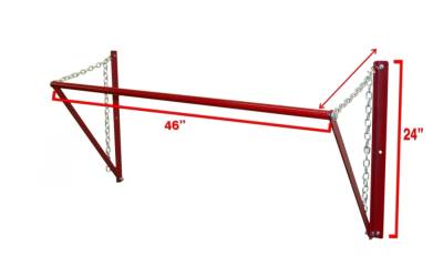 Merrick Machine - Merrick Machine M998058 Wall Mount Wheel Storage Rack