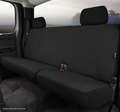 FIA - Fia SP85-2BLACK Seat Protector Polyester Custom Fit Rear Seat Cover Black